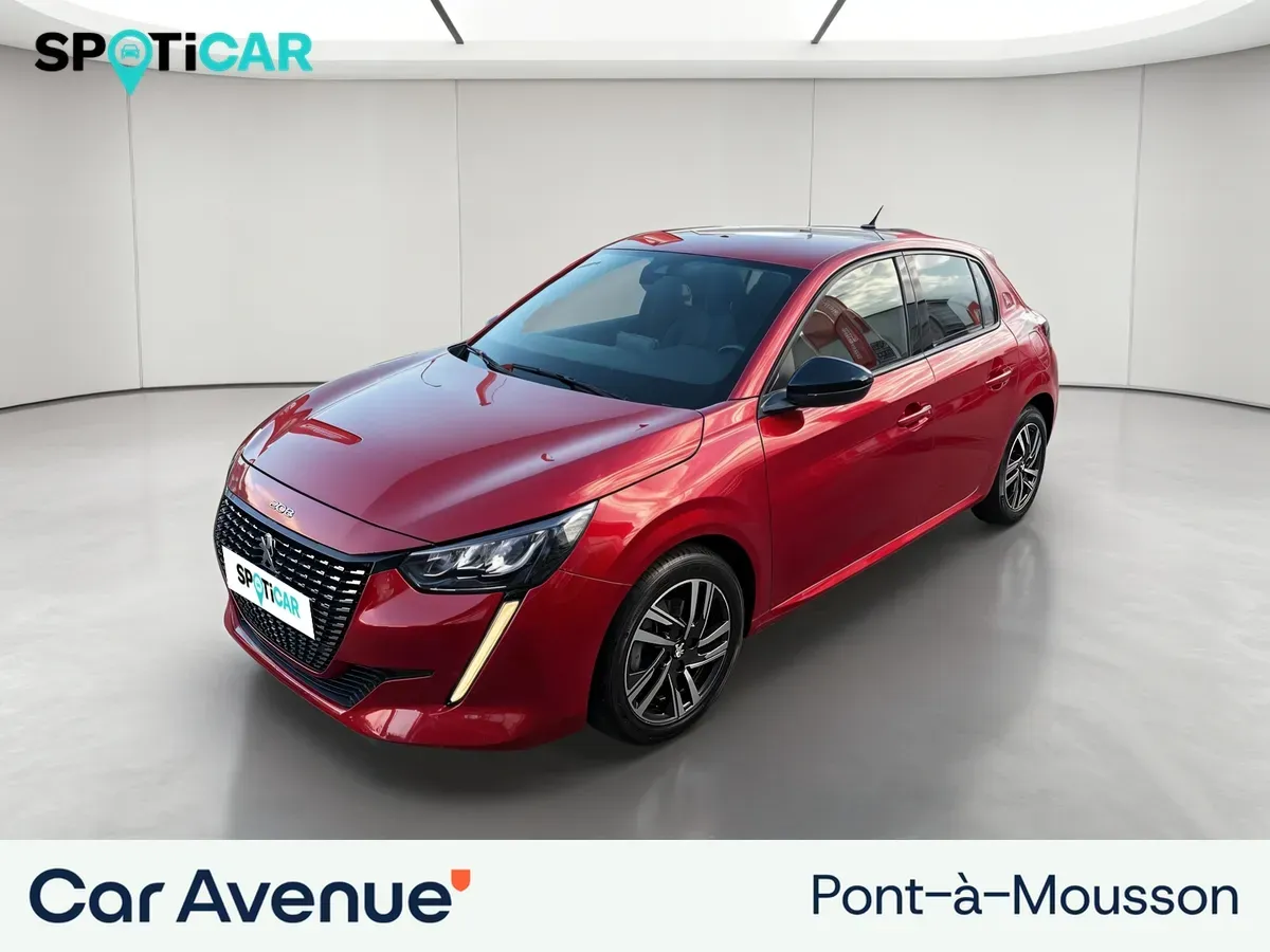 Peugeot 208 rouge d'occasion