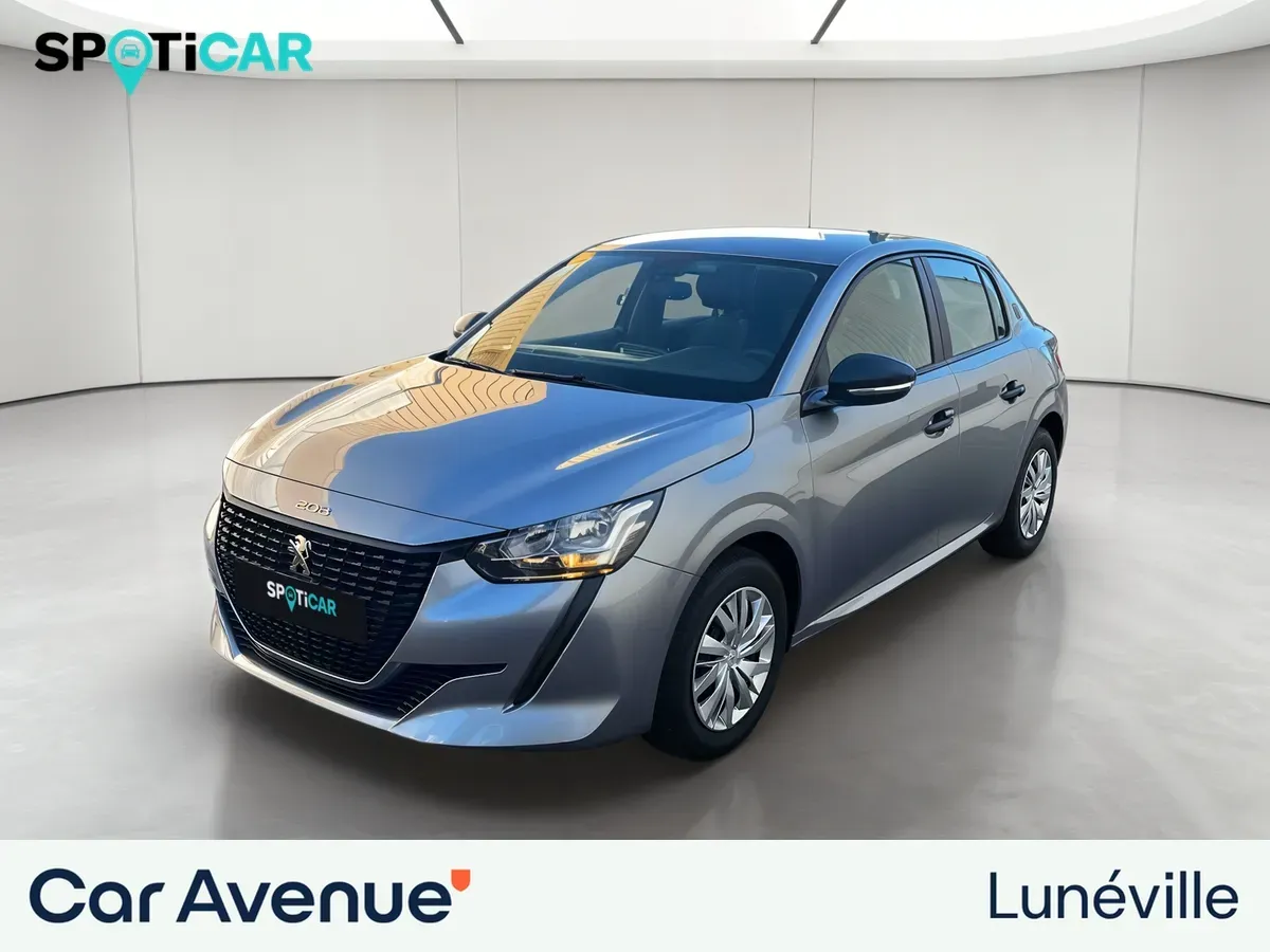 Peugeot 208 gris d'occasion