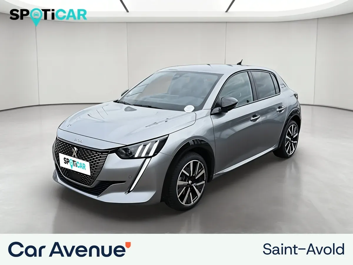 Peugeot 208 gris d'occasion