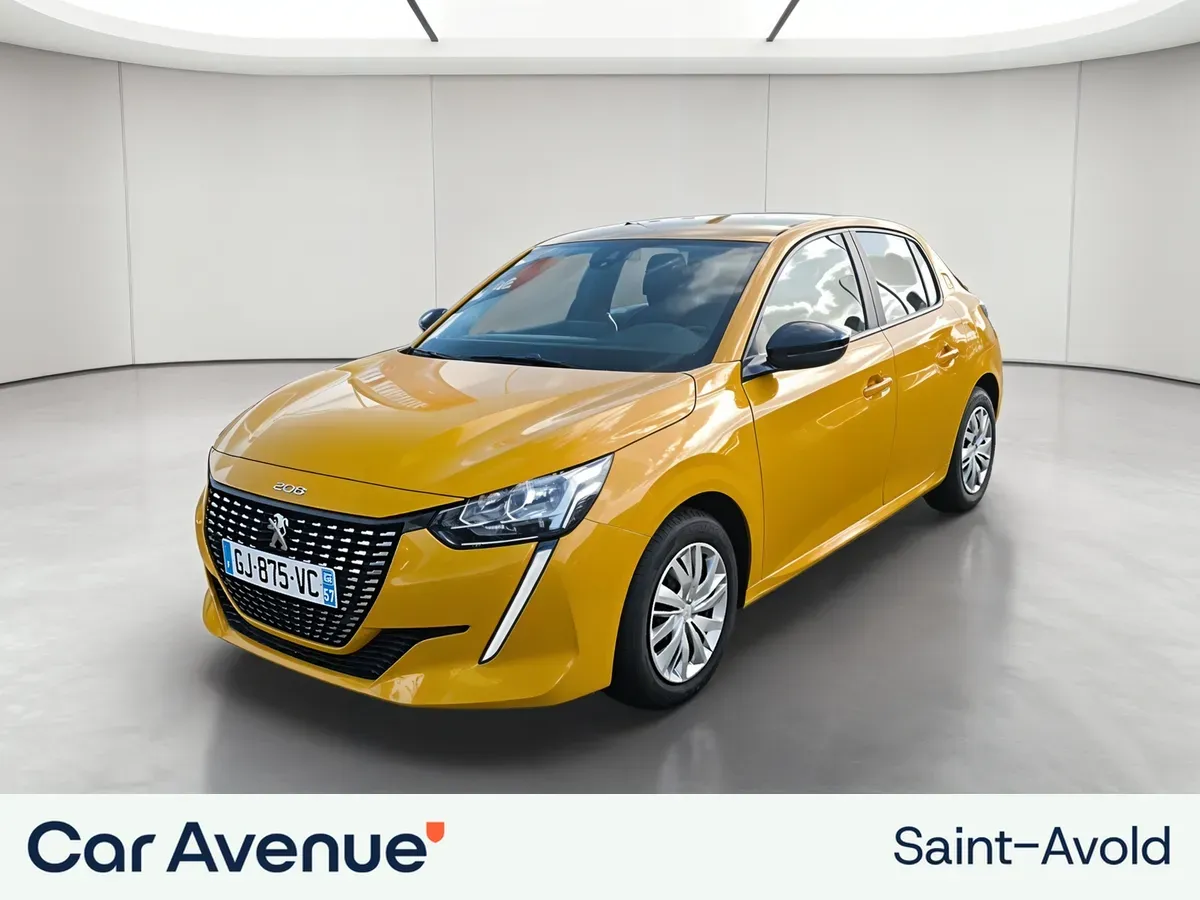 Peugeot 208 jaune faro (m) d'occasion