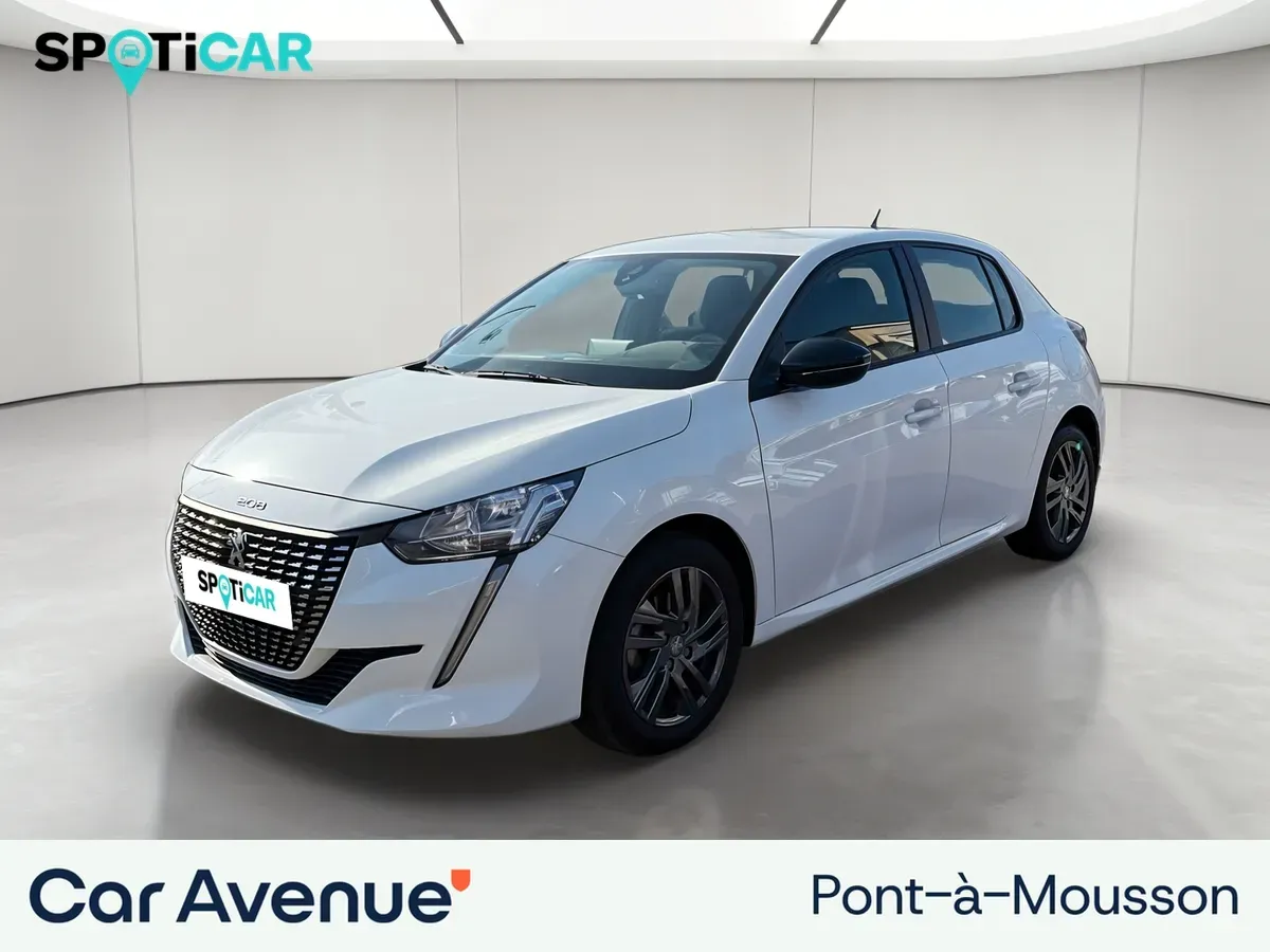 Peugeot 208 blanc d'occasion