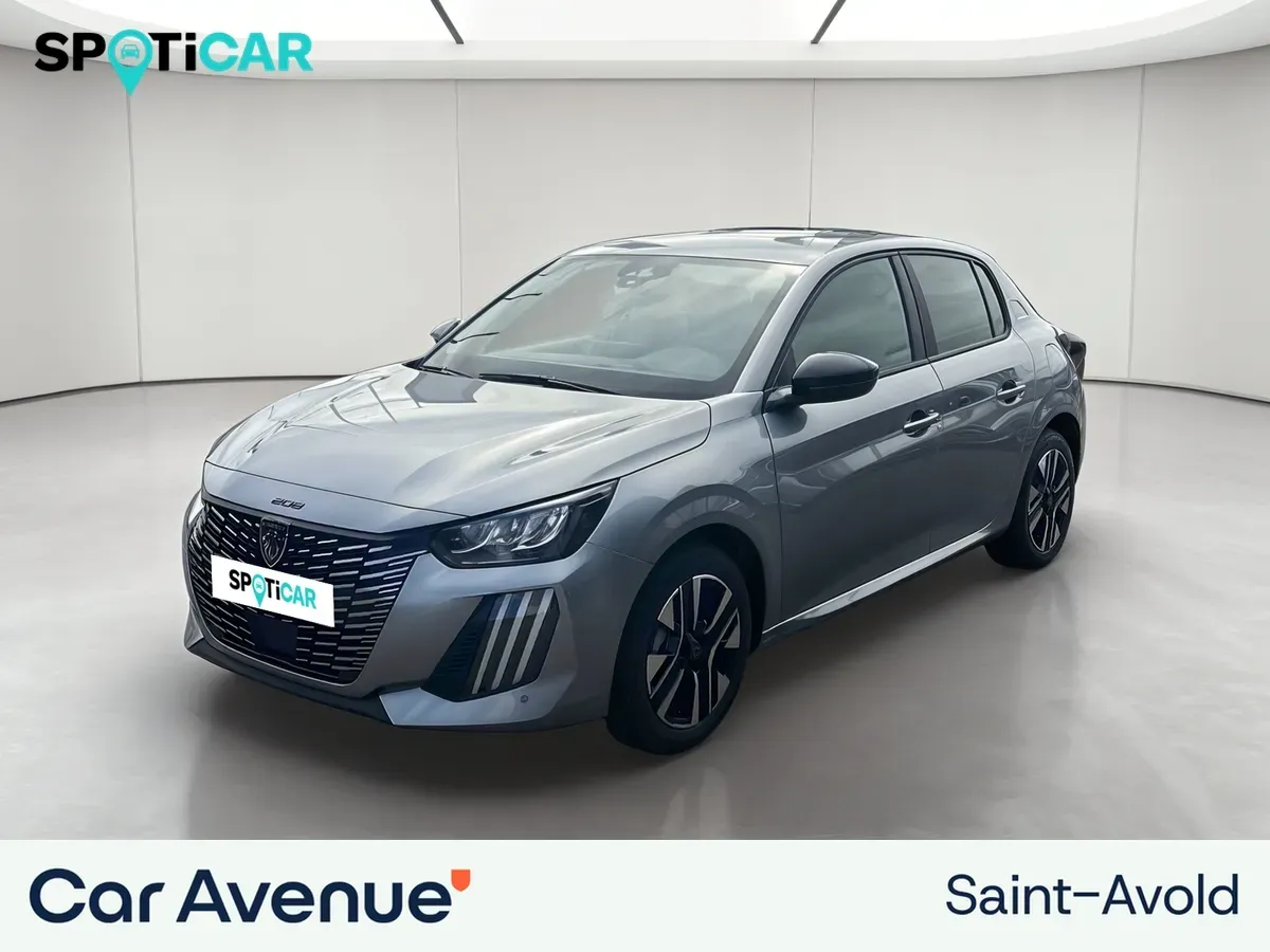 Peugeot 208 gris d'occasion