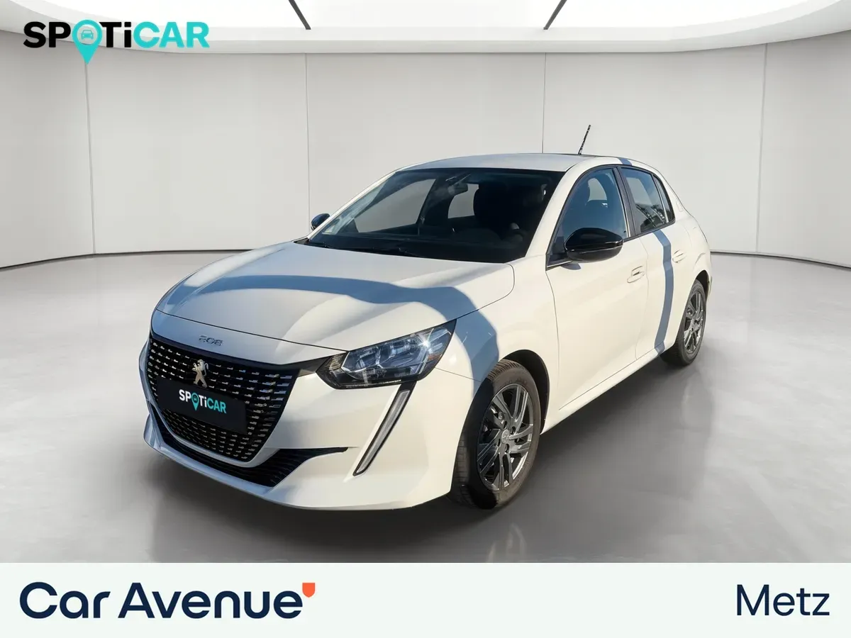 Peugeot 208 teinte opaque blanc banquise d'occasion