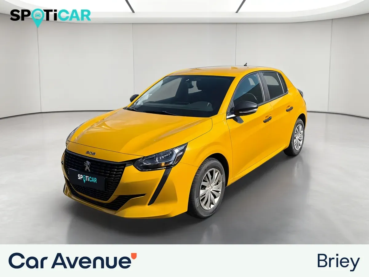 Peugeot 208 jaune d'occasion
