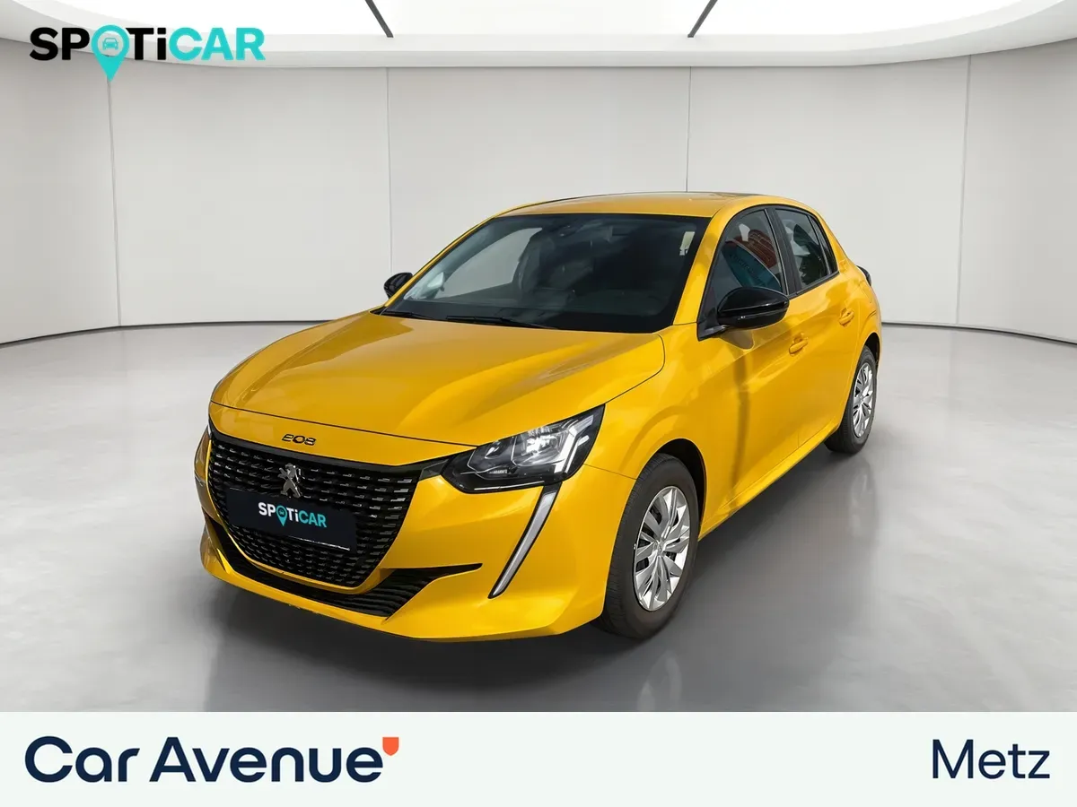 Peugeot 208 jaune faro (m) d'occasion