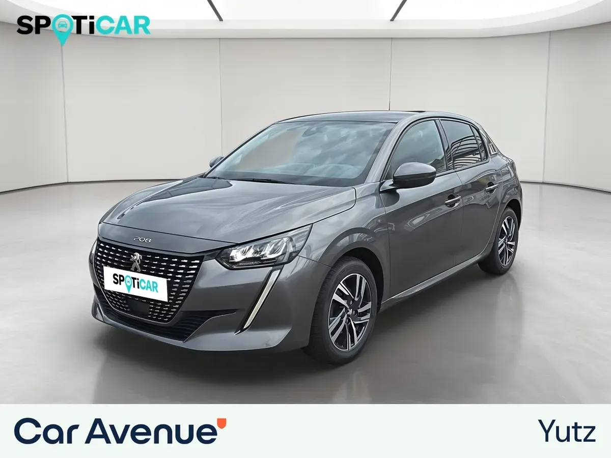 Peugeot 208 teinte m. gris platinium d'occasion
