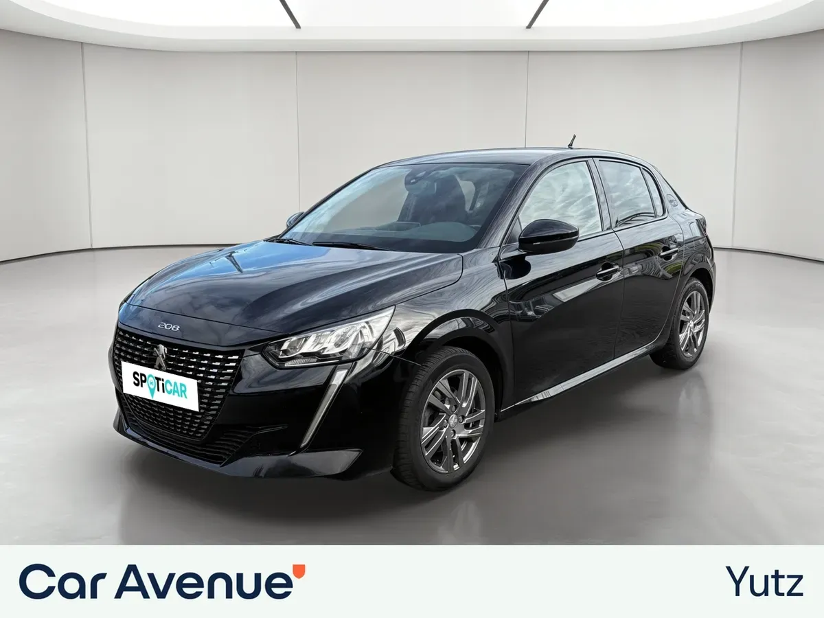 Peugeot 208 noir d'occasion