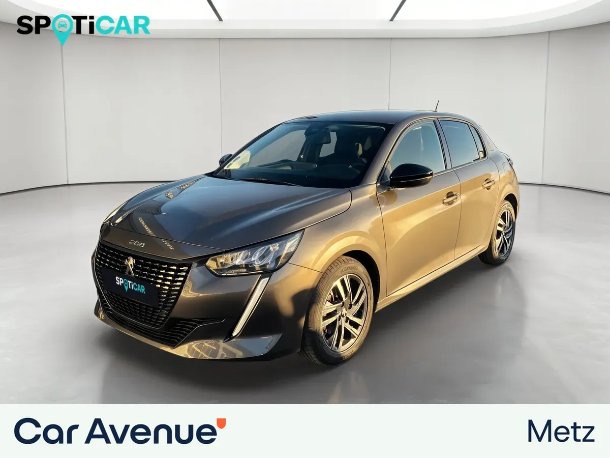 Peugeot 208 gris d'occasion