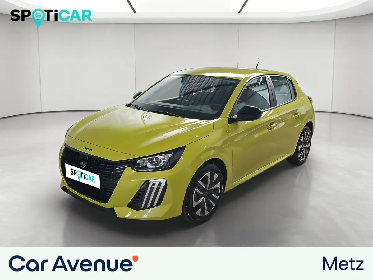 Peugeot 208 jaune agueda neuf