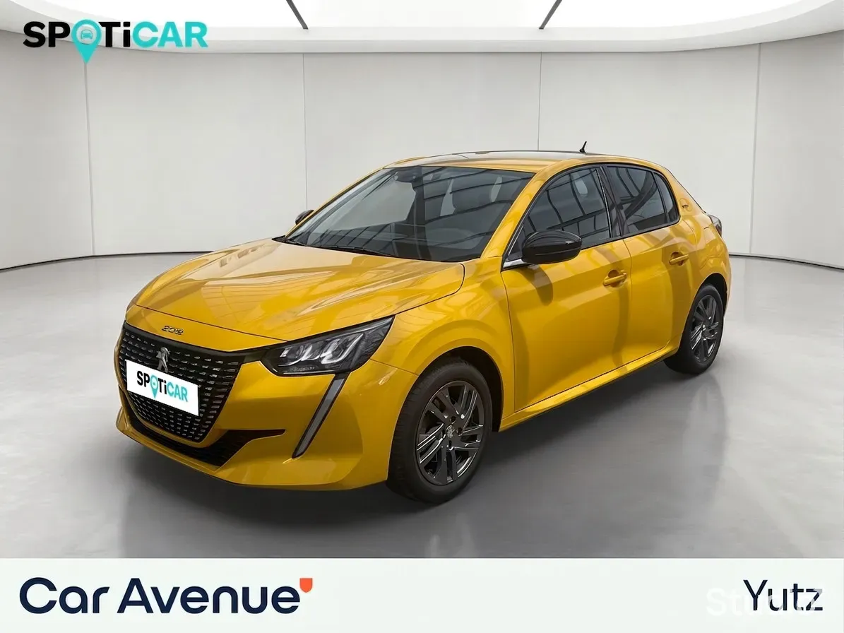 Peugeot 208 jaune d'occasion