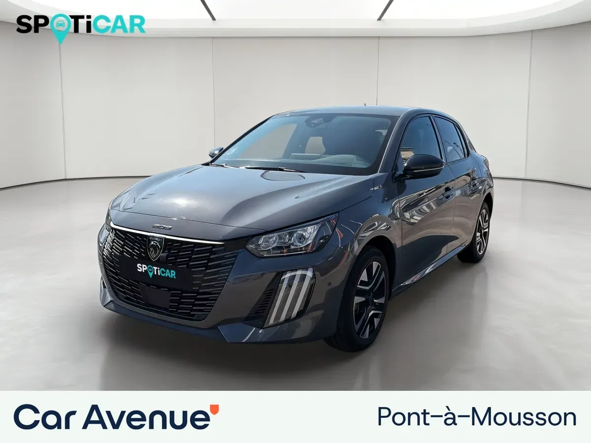 Peugeot 208 gris d'occasion