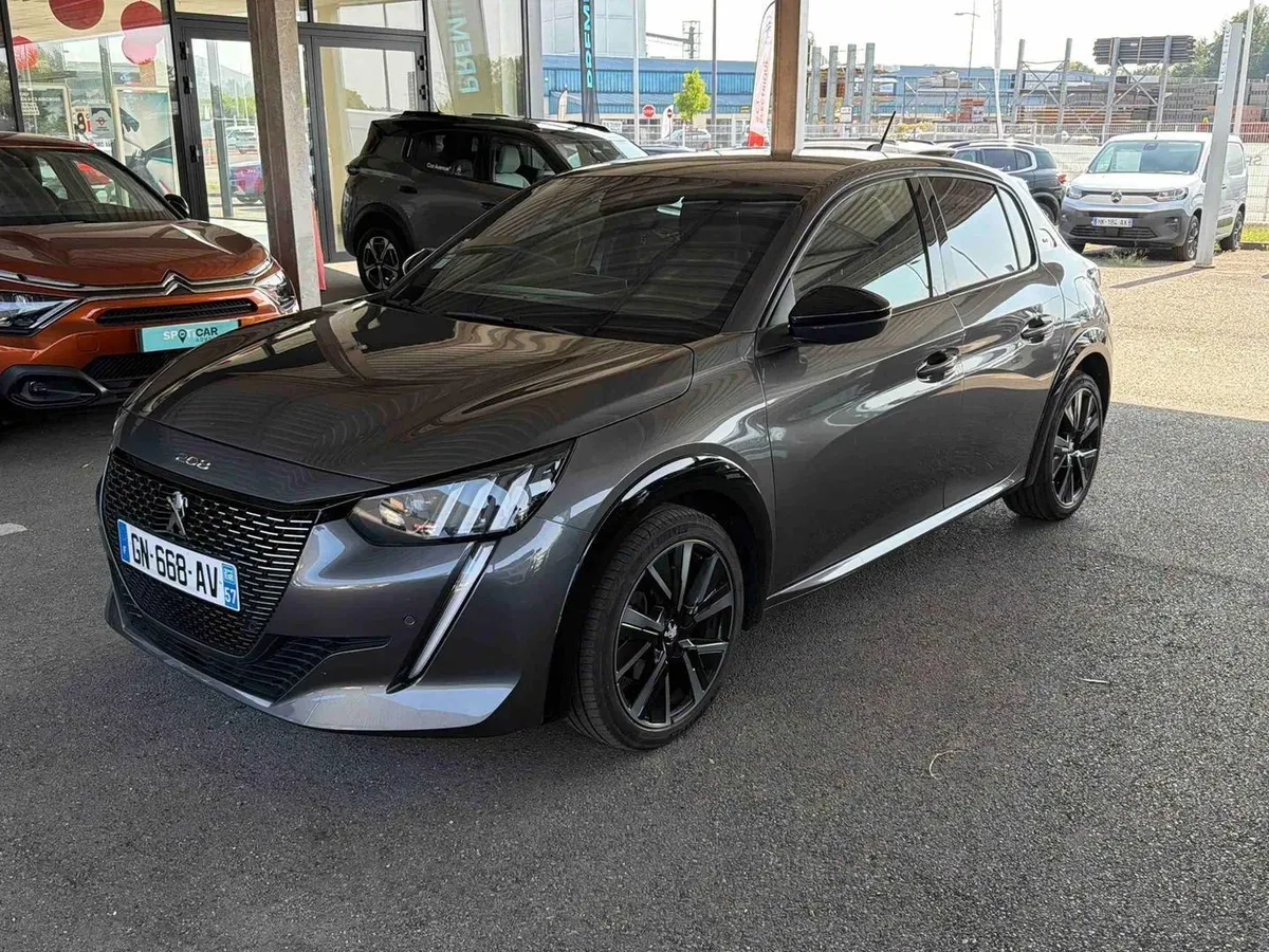 Peugeot 208 gris platinium p. m. d'occasion