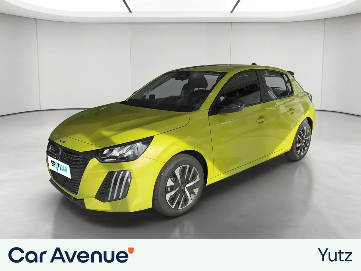 Peugeot 208 jaune agueda (m) neuf