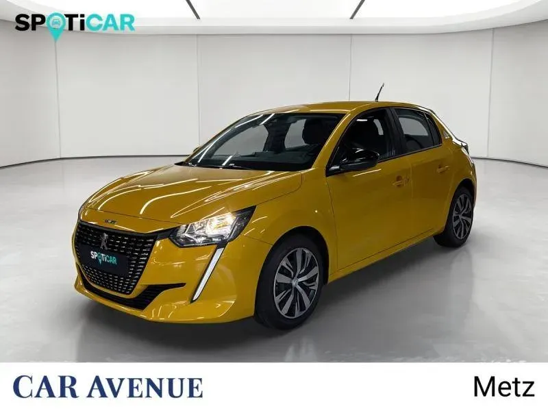 Peugeot 208 jaune faro (m) d'occasion