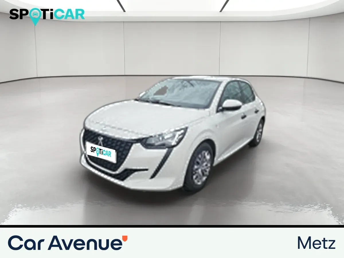 Peugeot 208 blanc banquise d'occasion
