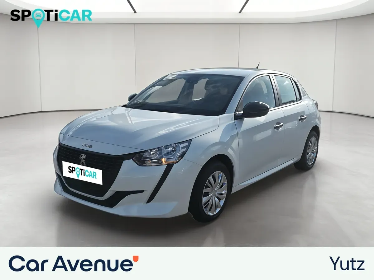 Peugeot 208 blanc d'occasion