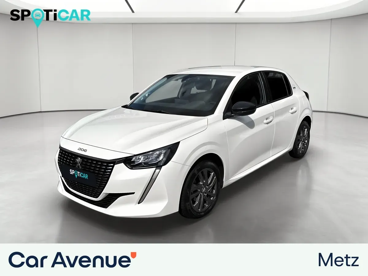 Peugeot 208 teinte opaque blanc banquise d'occasion