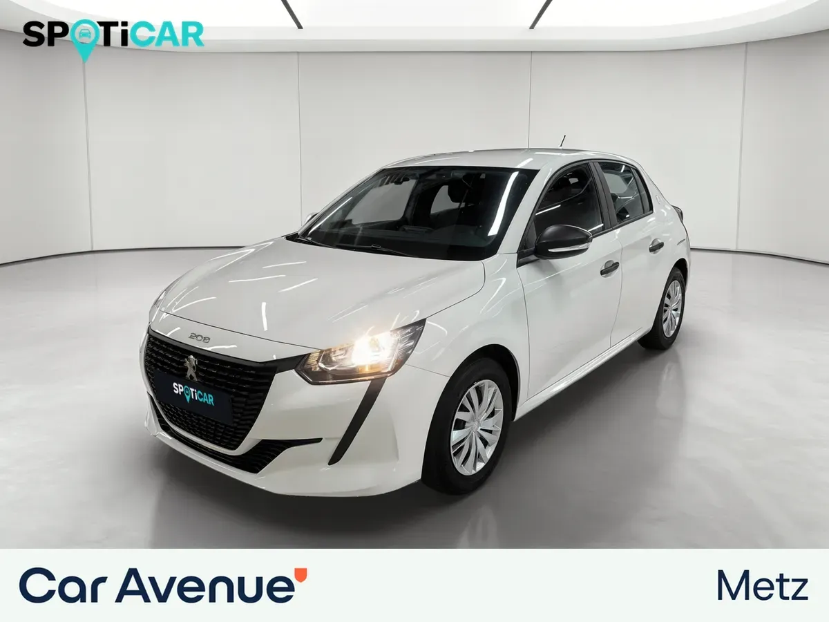 Peugeot 208 teinte opaque blanc banquise d'occasion