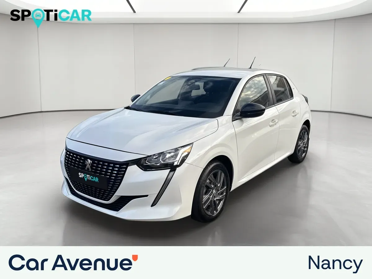 Peugeot 208 blanc d'occasion