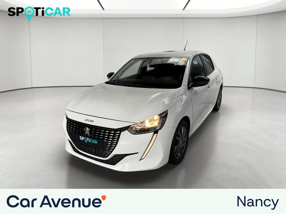 Peugeot 208 blanc d'occasion
