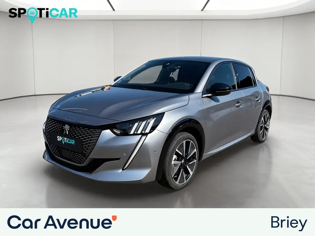 Peugeot 208 ELECTRIQUE gris d'occasion