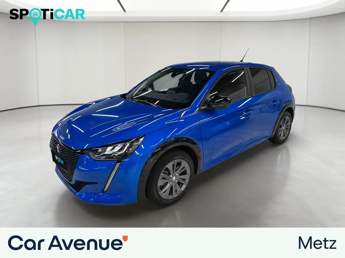 Peugeot 208 ELECTRIQUE bleu vertigo (v) d'occasion