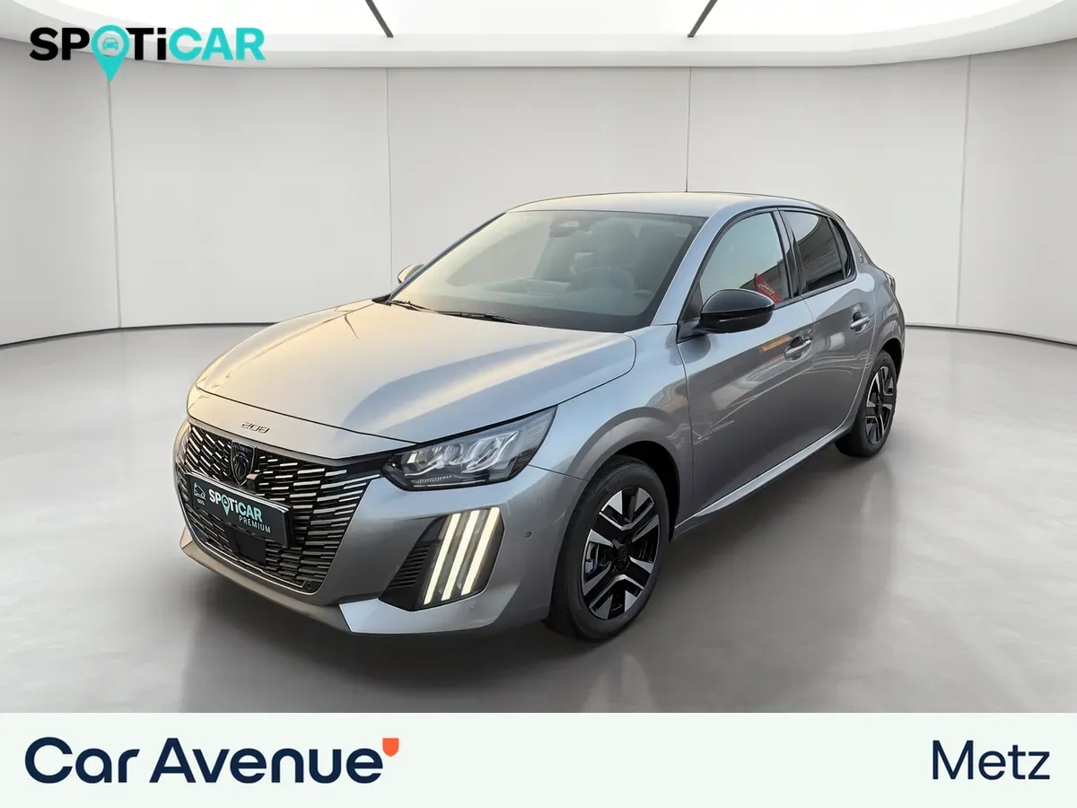 Peugeot 208 gris d'occasion