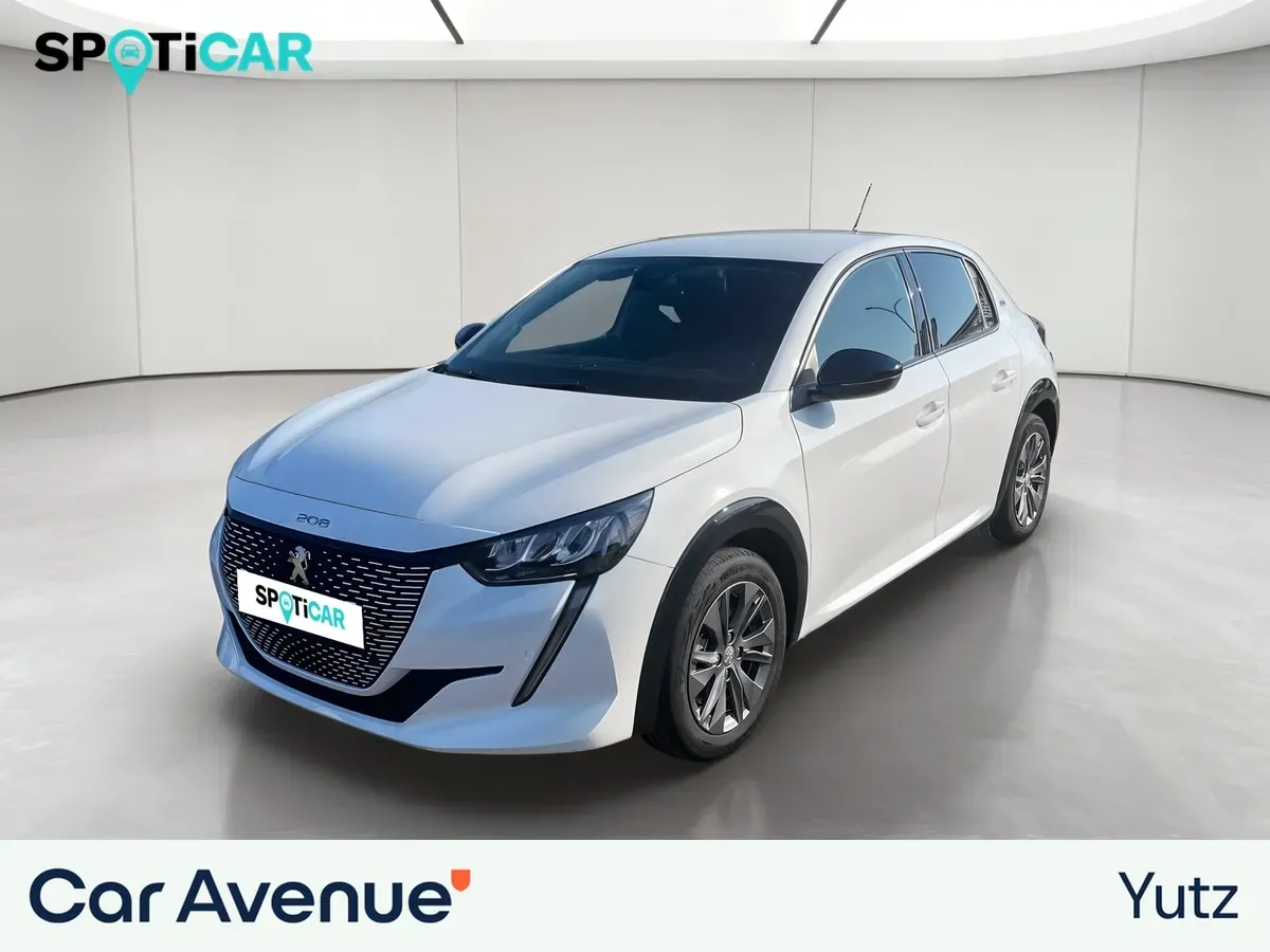Peugeot 208 ELECTRIQUE teinte opaque blanc banquise d'occasion