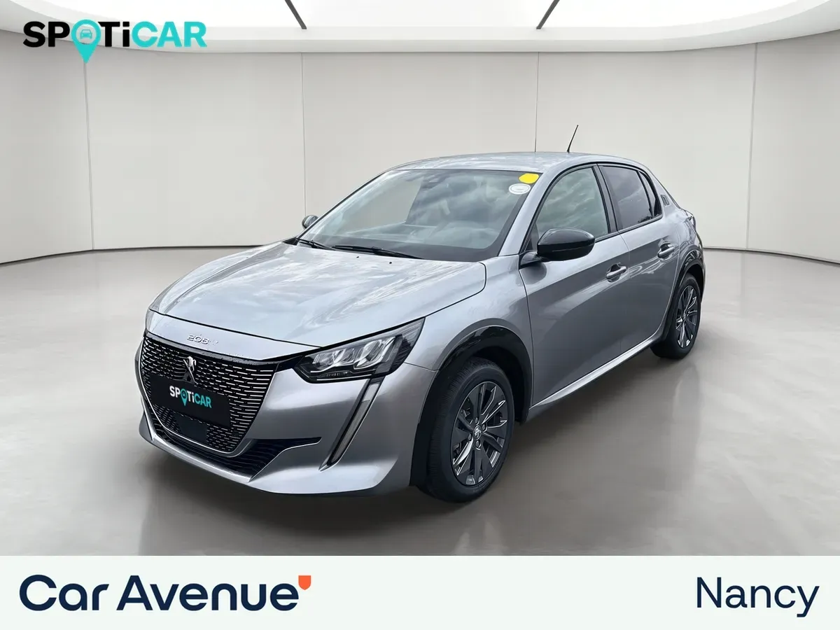 Peugeot 208 ELECTRIQUE gris d'occasion