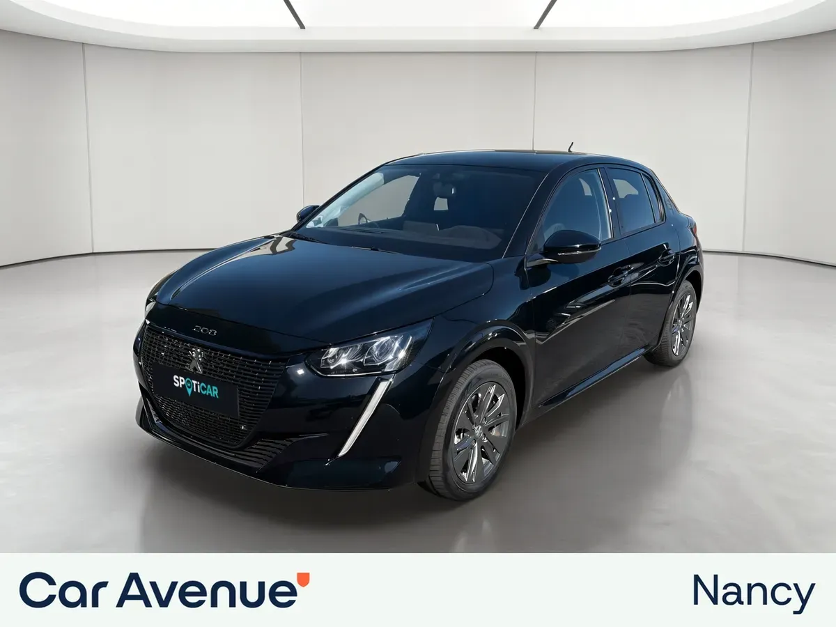 Peugeot 208 ELECTRIQUE noir d'occasion