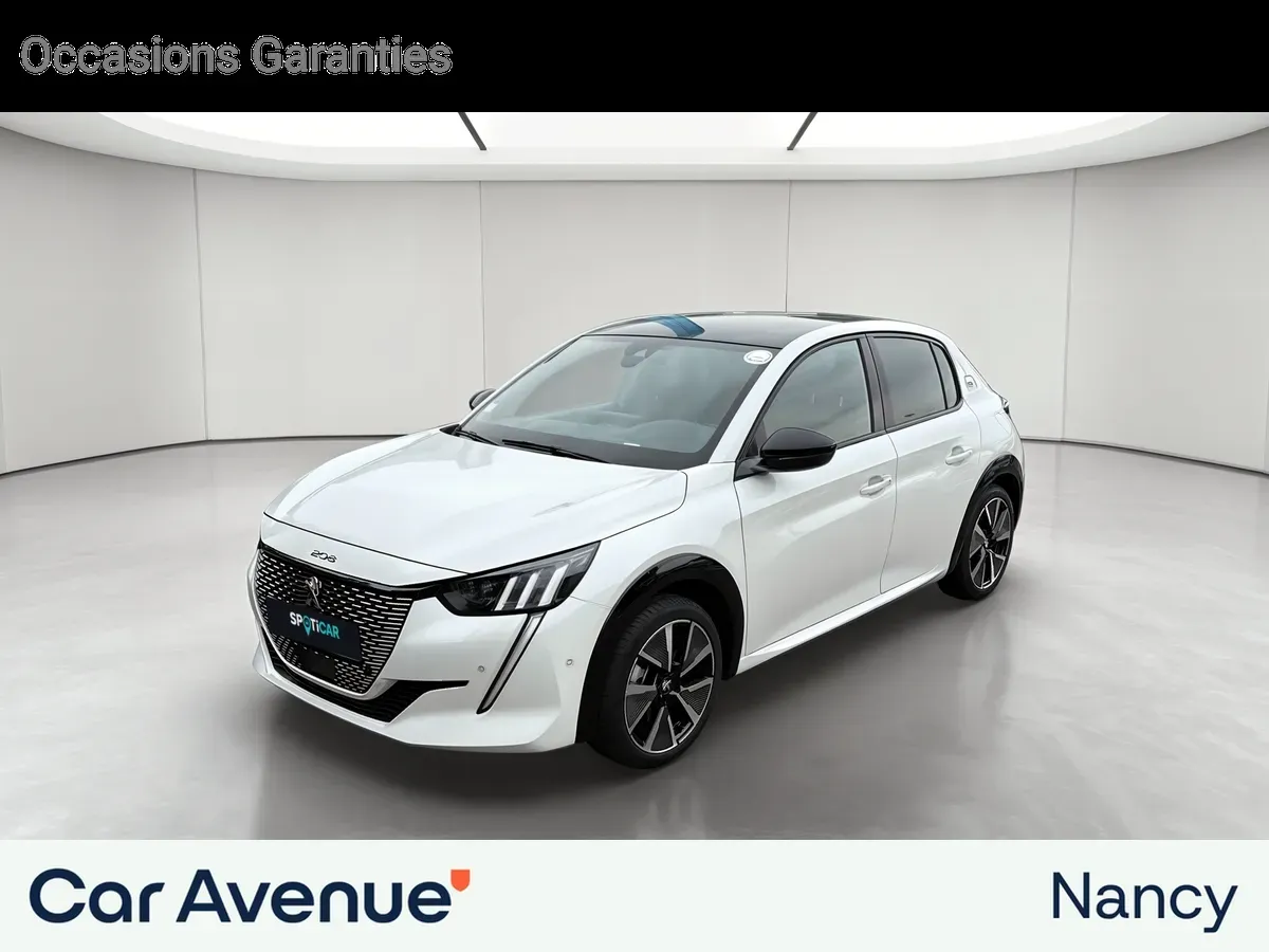 Peugeot 208 blanc d'occasion