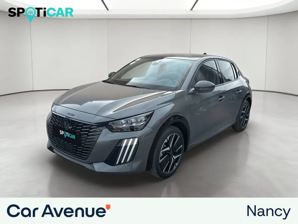Peugeot 208 gris d'occasion