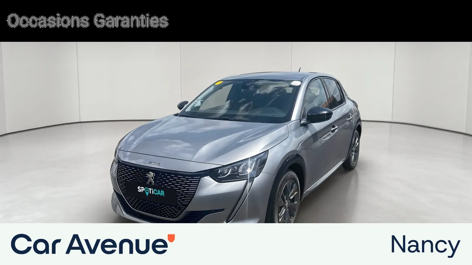 Peugeot 208 ELECTRIQUE p. m. gris acier d'occasion