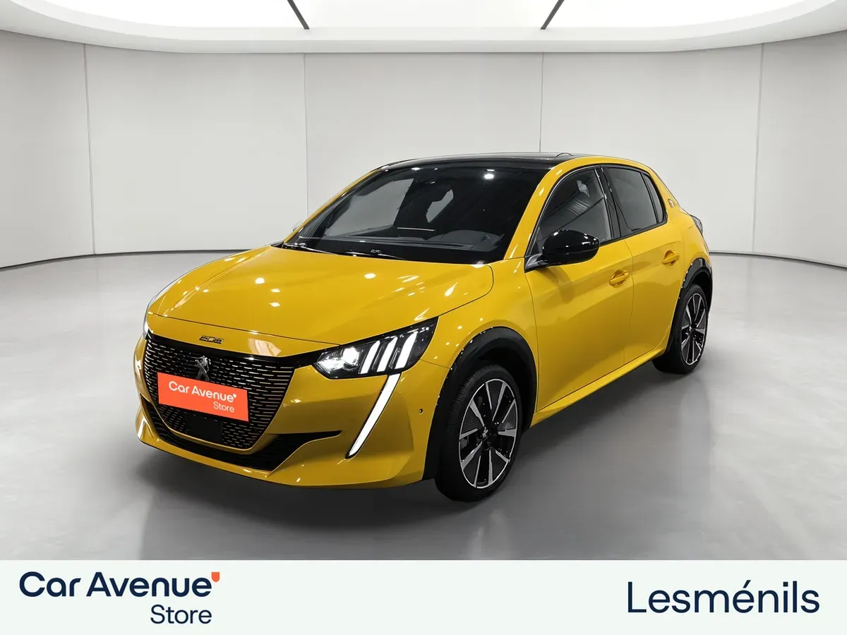 Peugeot 208 jaune d'occasion