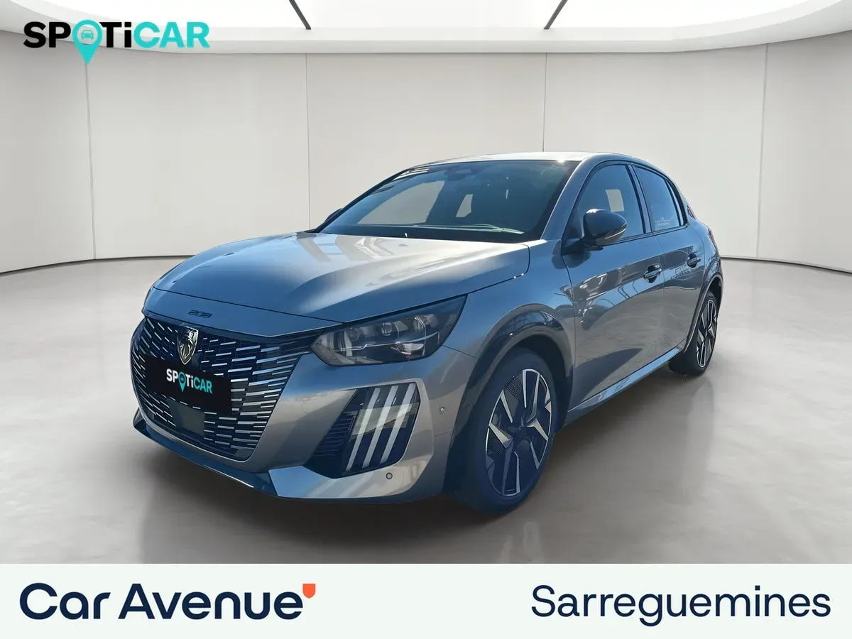 Peugeot 208 gris artense neuf