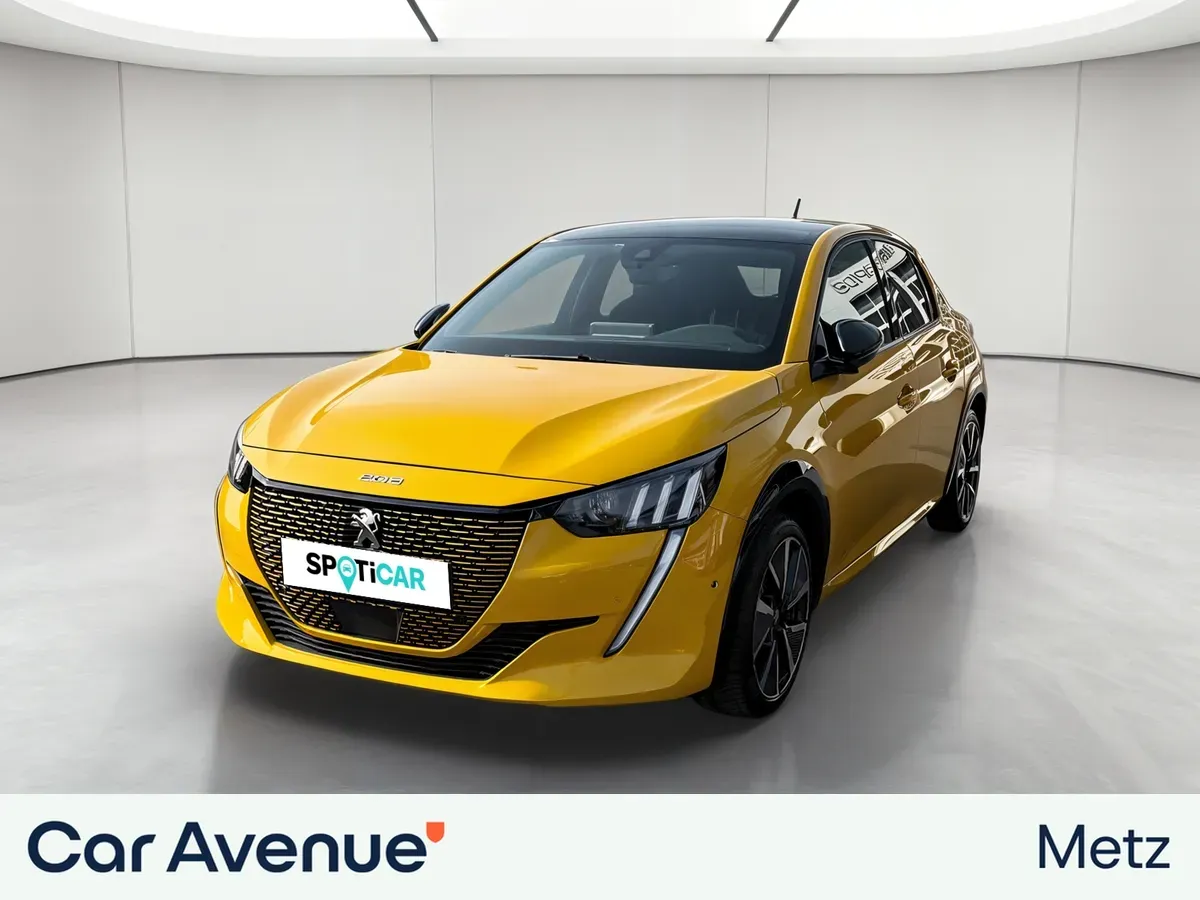 Peugeot 208 ELECTRIQUE teinte m. jaune faro d'occasion