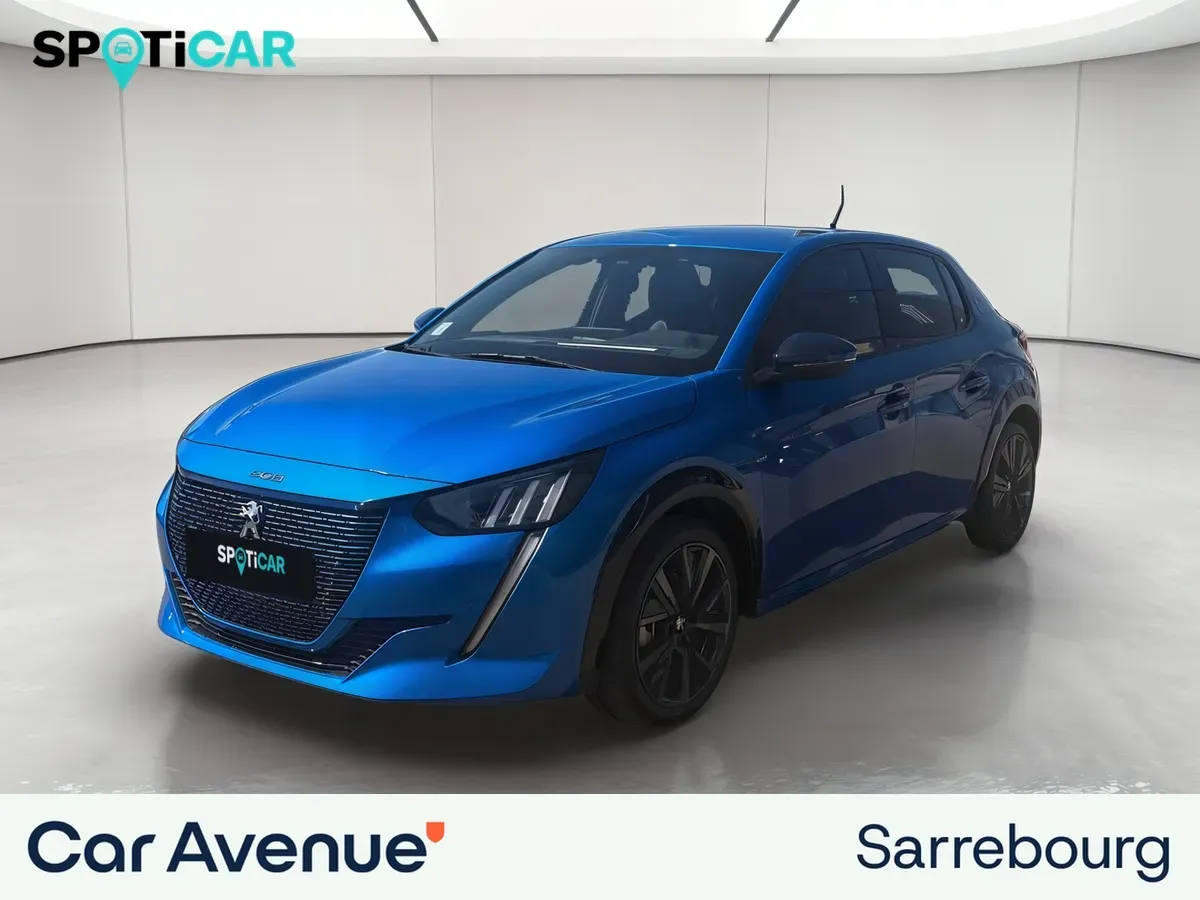 Peugeot 208 bleu d'occasion