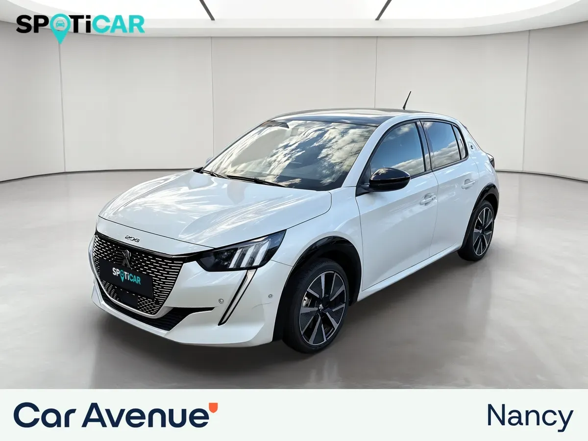 Peugeot 208 blanc d'occasion