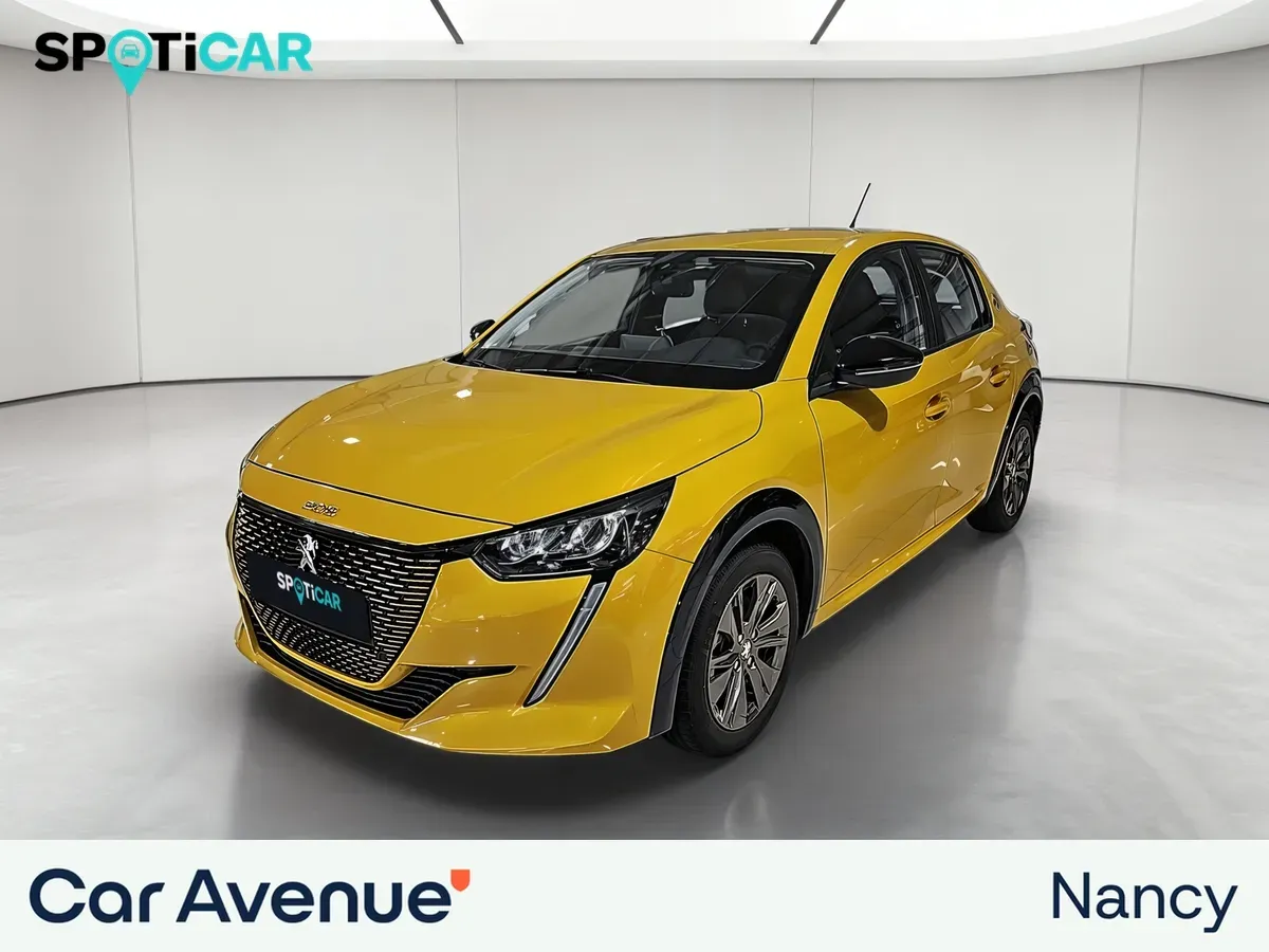 Peugeot 208 ELECTRIQUE jaune faro (m) d'occasion
