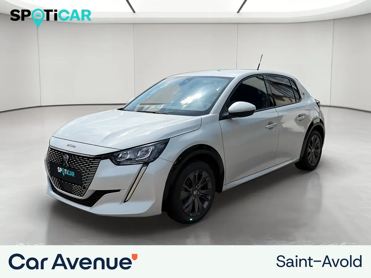 Peugeot 208 ELECTRIQUE teinte spéciale blanc nacré d'occasion