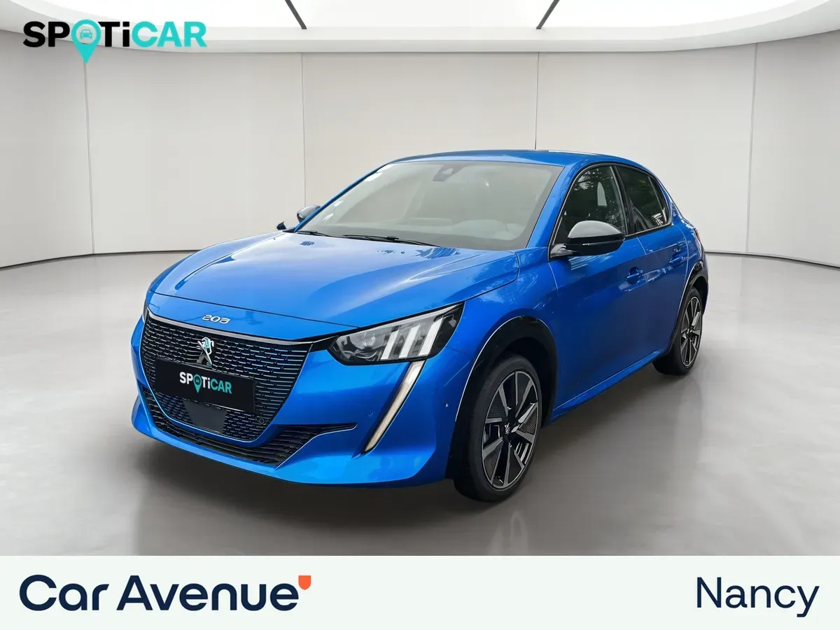 Peugeot 208 bleu d'occasion