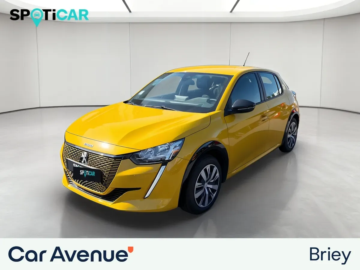 Peugeot Sandero jaune d'occasion