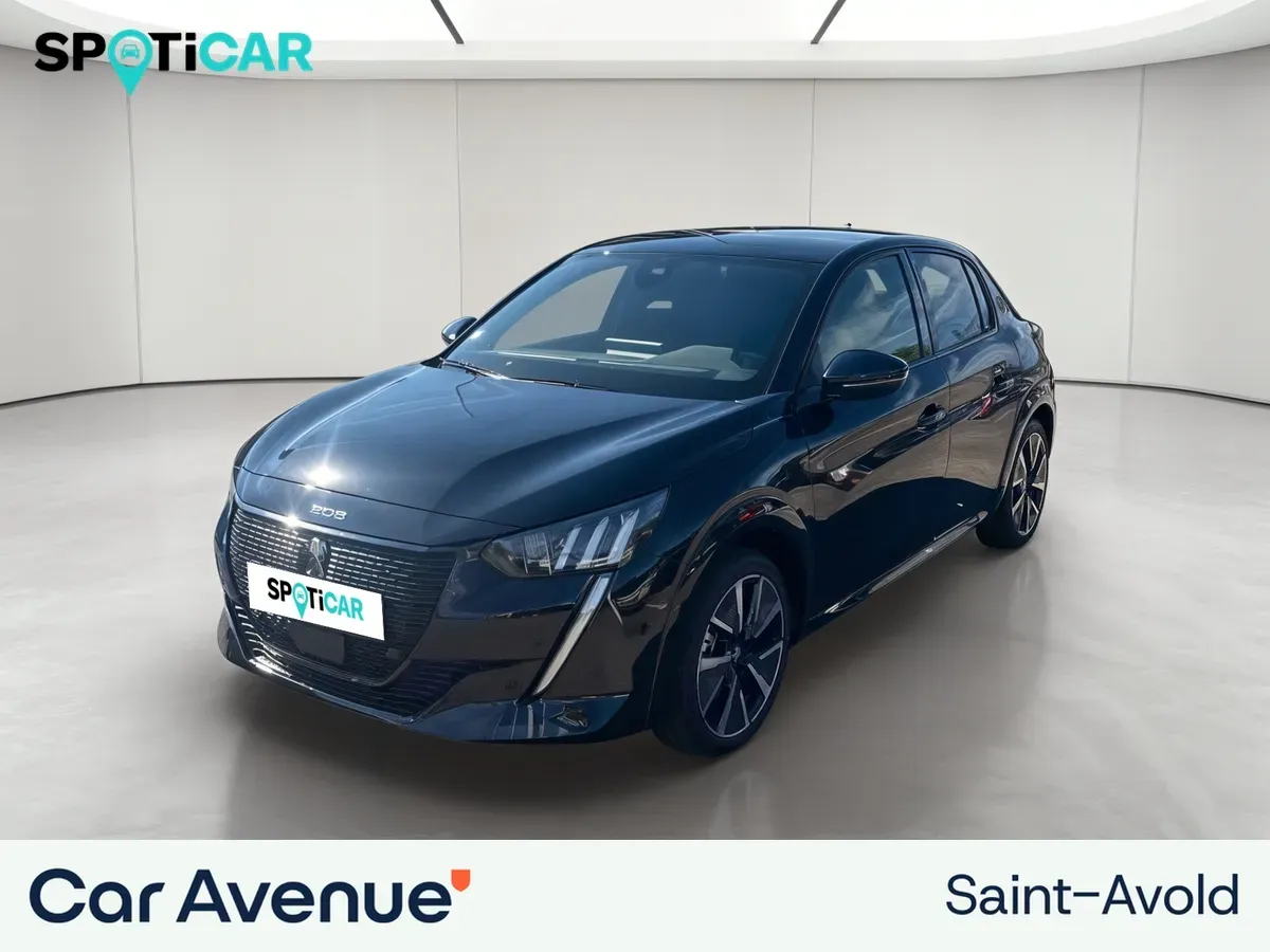 Peugeot 208 noir d'occasion