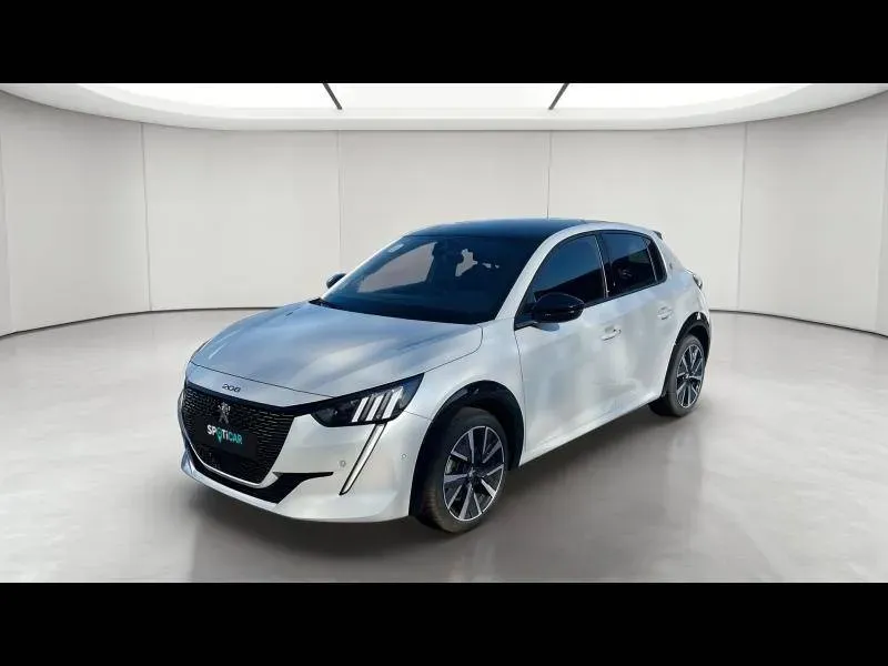Peugeot 208 blanc d'occasion