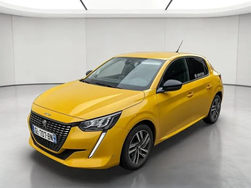 Peugeot 208 jaune faro (m) d'occasion