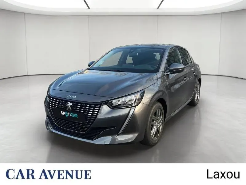 Peugeot 208 gris platinium (m) d'occasion