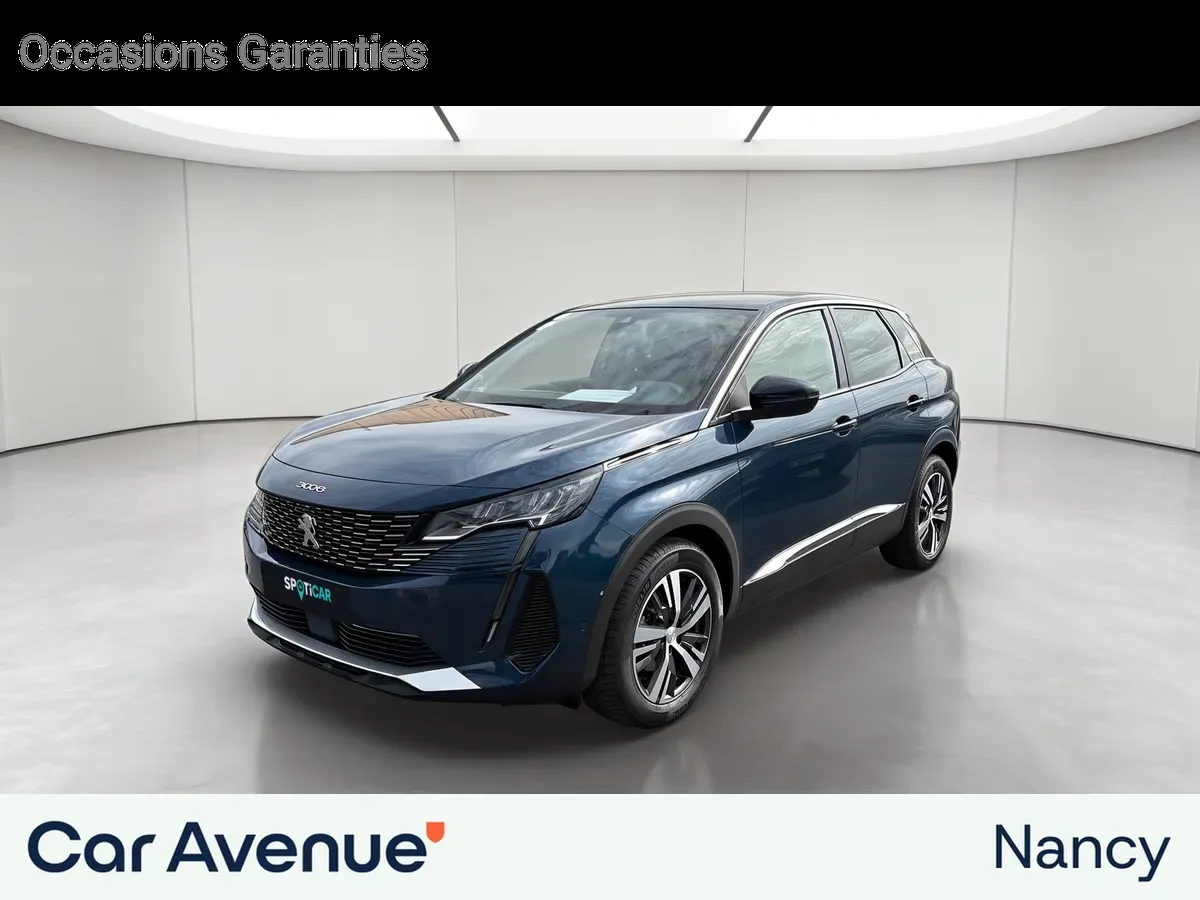 Peugeot 3008 bleu d'occasion