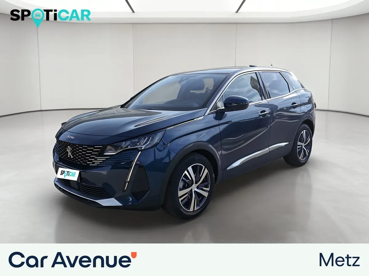 Peugeot 3008 bleu d'occasion