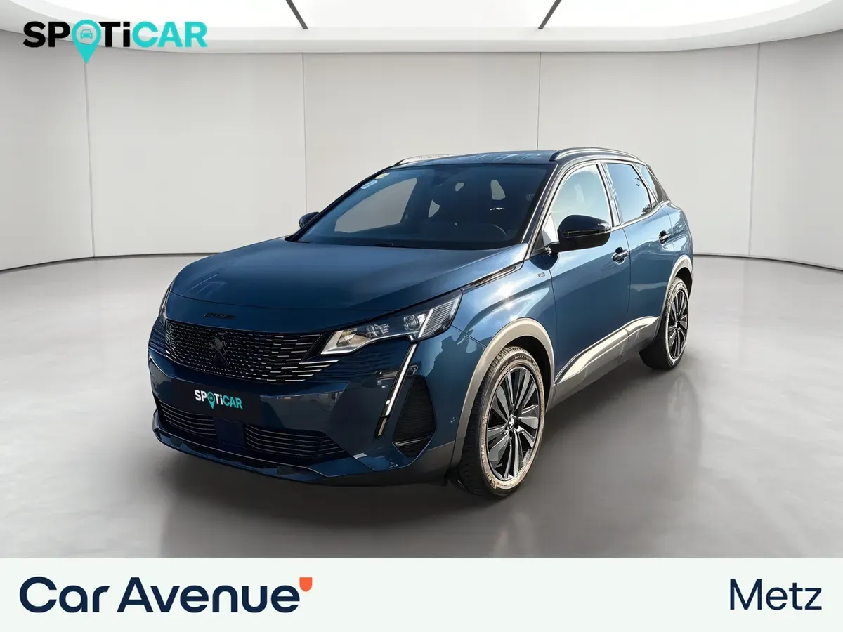 Peugeot 3008 bleu d'occasion