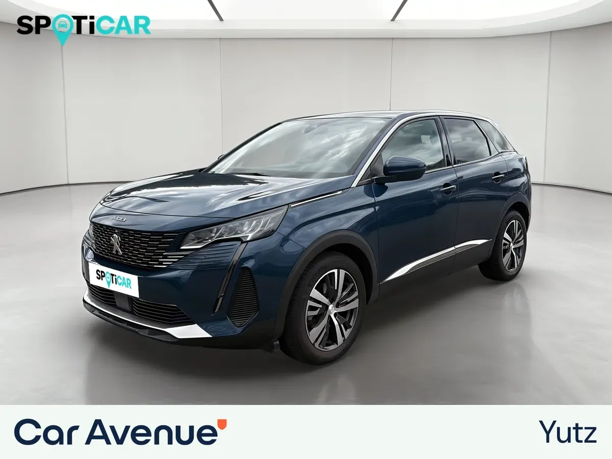 Peugeot 3008 bleu d'occasion